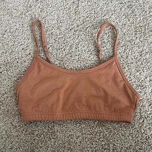 Cotton On Body Tan Sports Bra/Bralette Small Adjustable